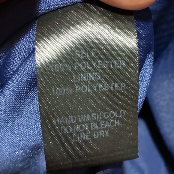 Lulu's Navy Blue Backless Halter Lace Sundress XL - Picture 14 of 15